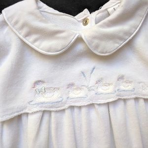 pointelle sleepsuit